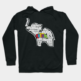 'Autism Awareness Elephant' Awesome Autism Awareness Hoodie